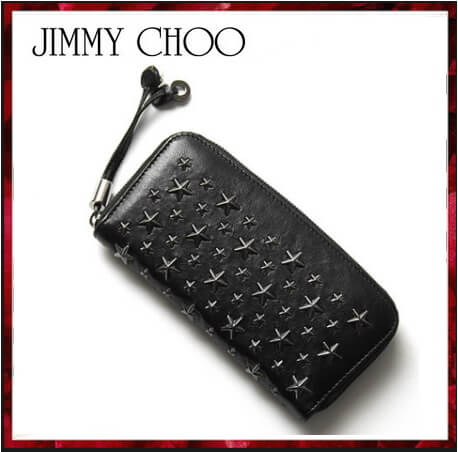 【JIMMY CHOO】ジミーチュウコピー ★2016年秋冬新作★スタースタッズ 長財布